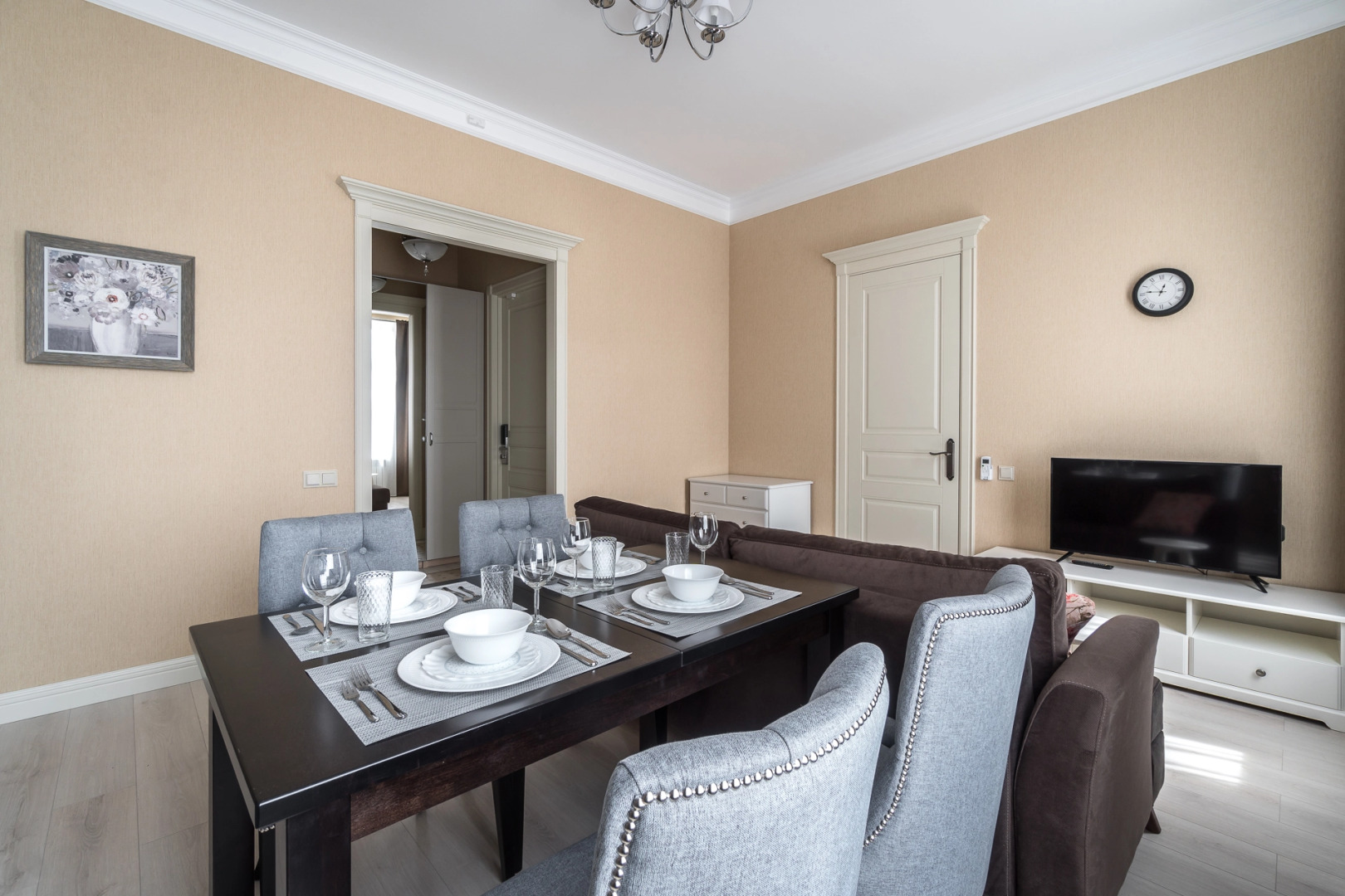 Апартаменты D на Невском проспекте с одной спальней