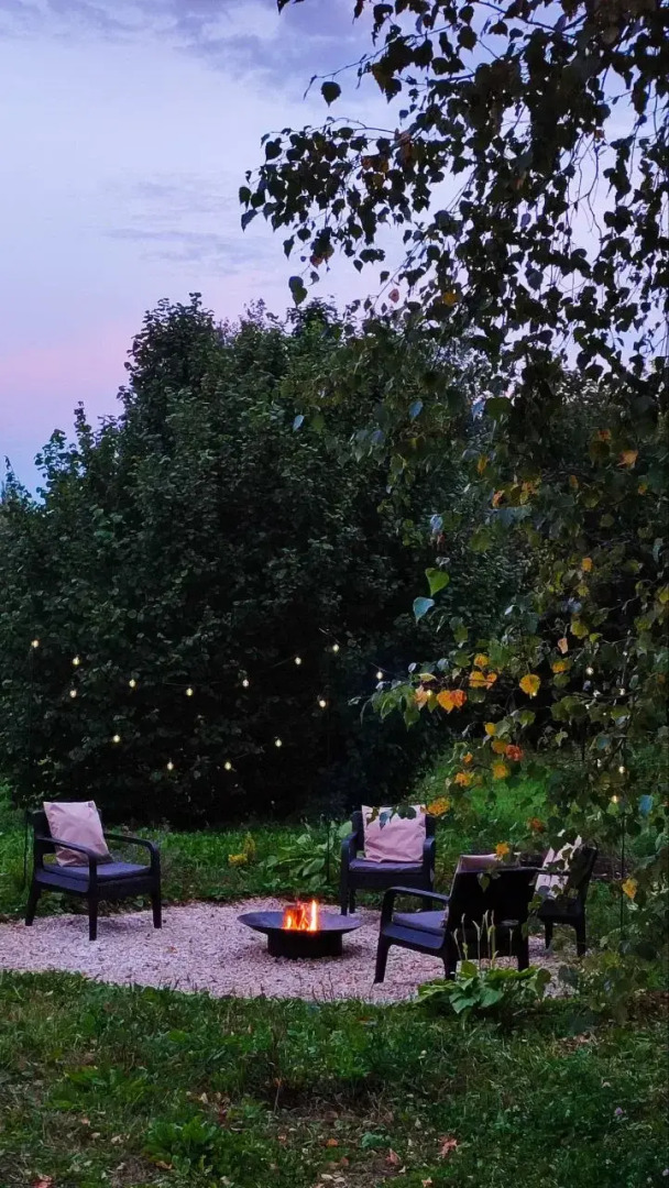 Частный дом Дом с панорамными окнами, 3 спальнями и сауной