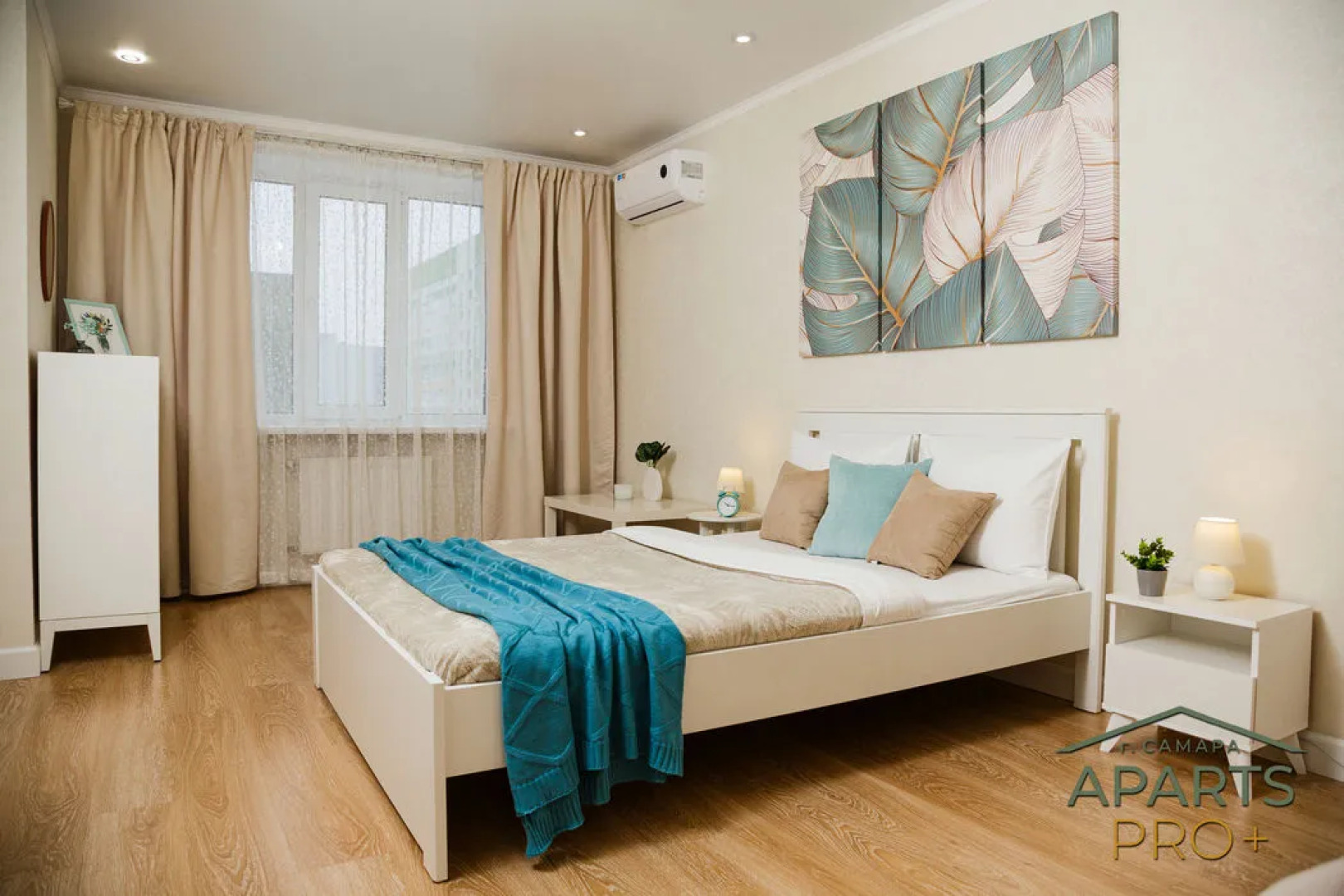 Квартира Aparts Pro Просторная 1-ком в Новом ЖК Сокол на 2 Этаже