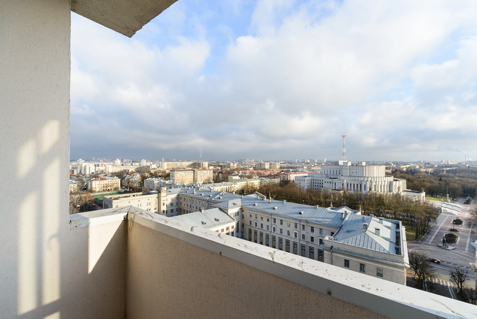 Апартаменты с видом на реку Свислочь