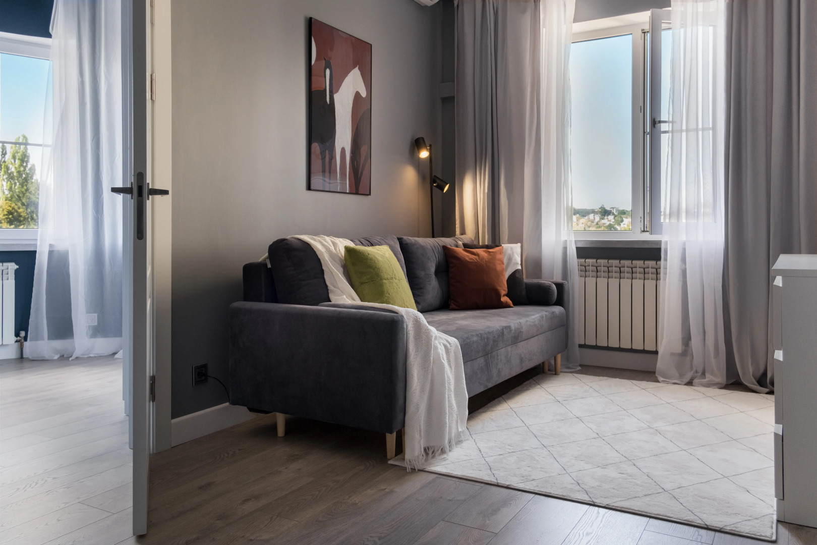 Квартира новая двухкомнатная с видом на город