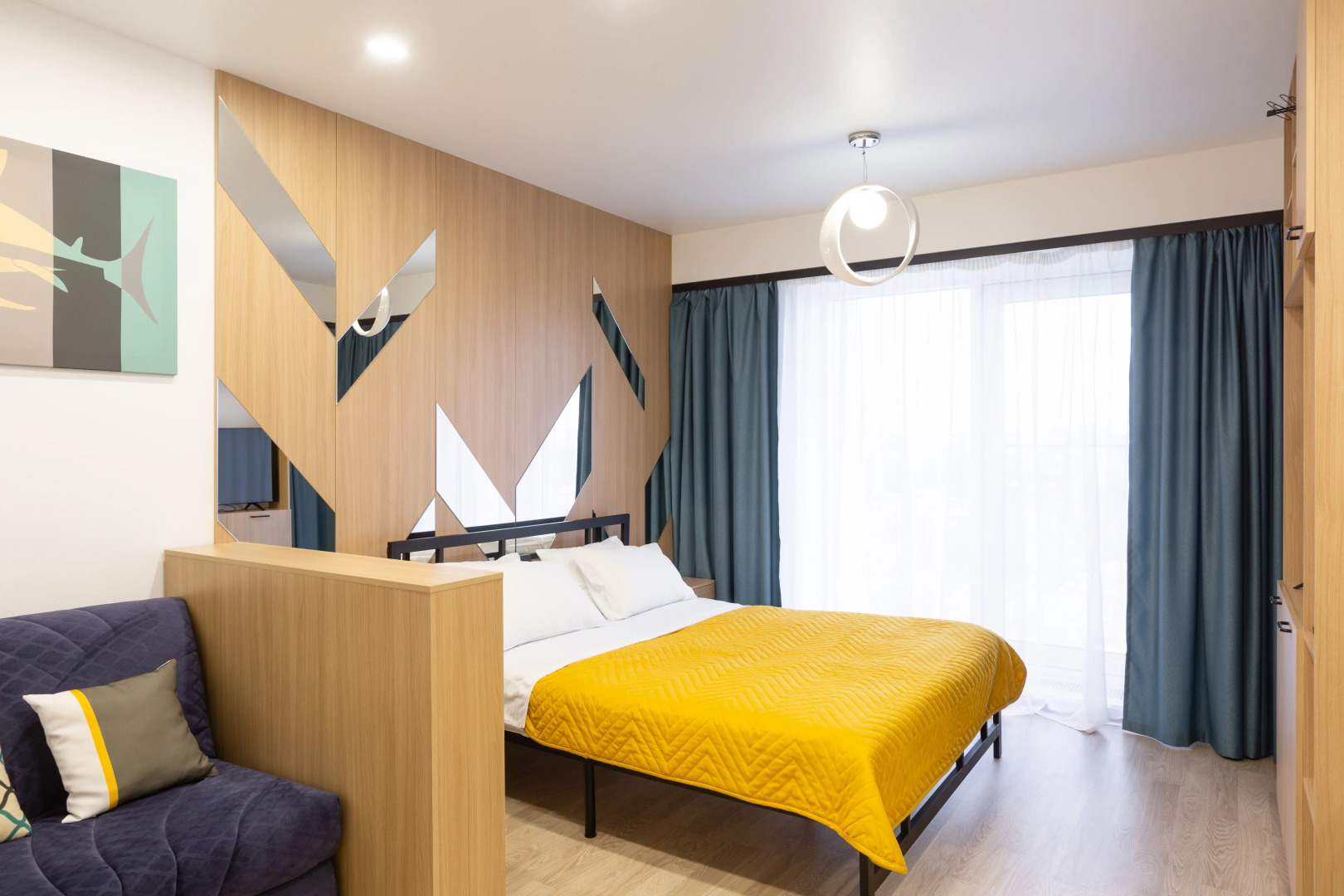 Квартира Студия с Панорамным Остеклением в Элитном ЖК Ocean City Пушкинская 265