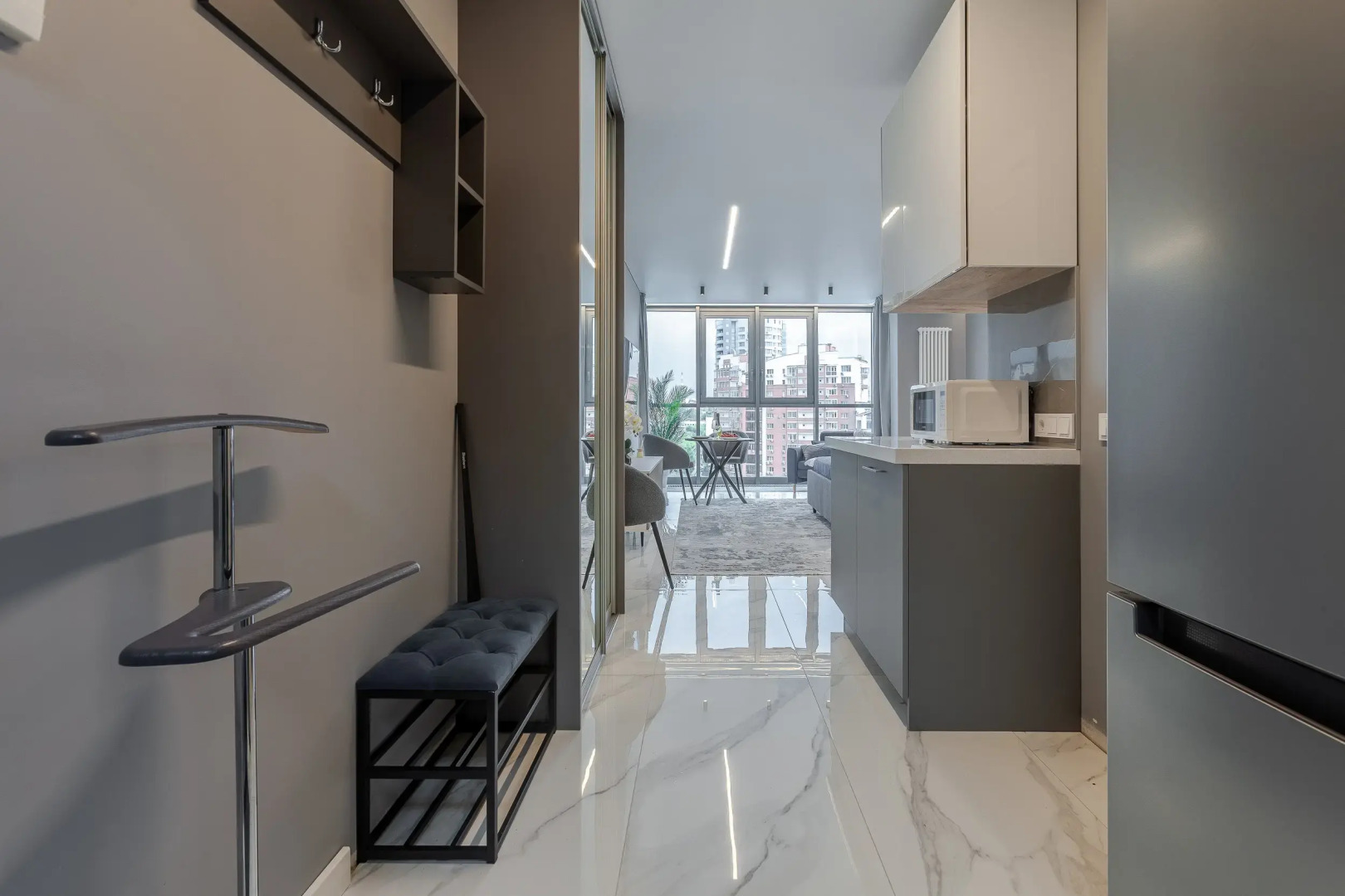 Квартира Nebo - Новая Студия в ЖК Галактика Центр Города