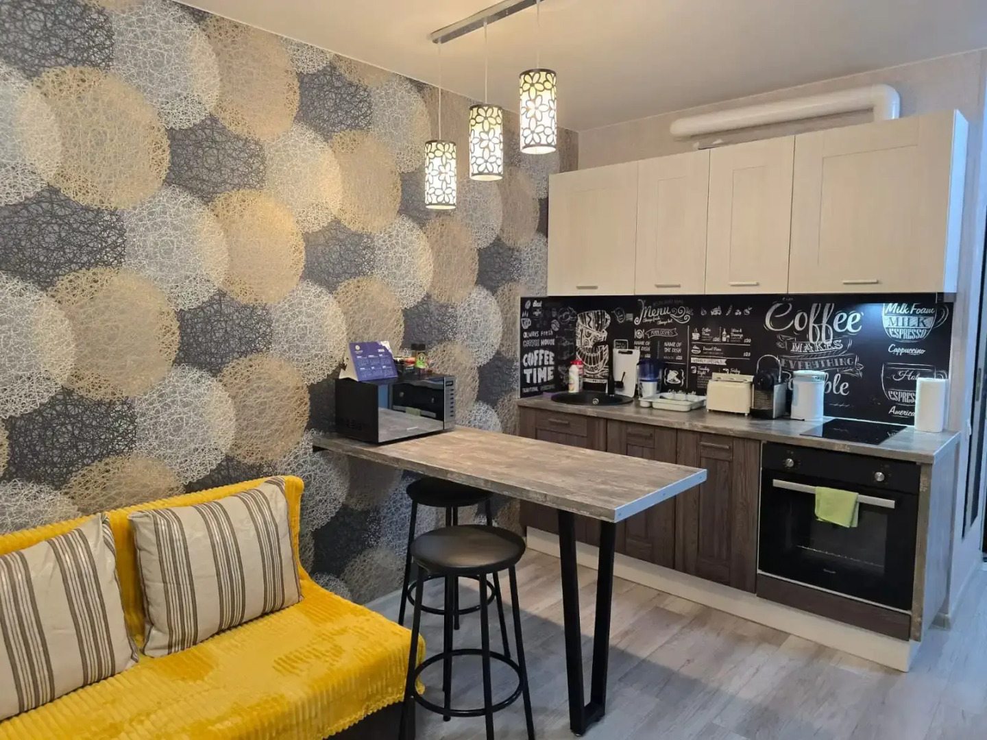 Квартира Роскошная евродвушка DeluxeApart 2 на Новой Риге