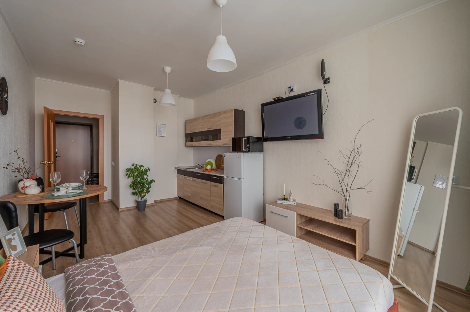 Апартаменты Студия Btv Aparts с Панорамным Балконом на Ботанике