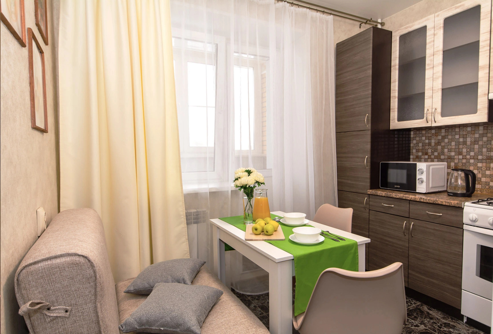 Апартаменты «Home Vita» – стильная, просторная однокомнатная квартира
