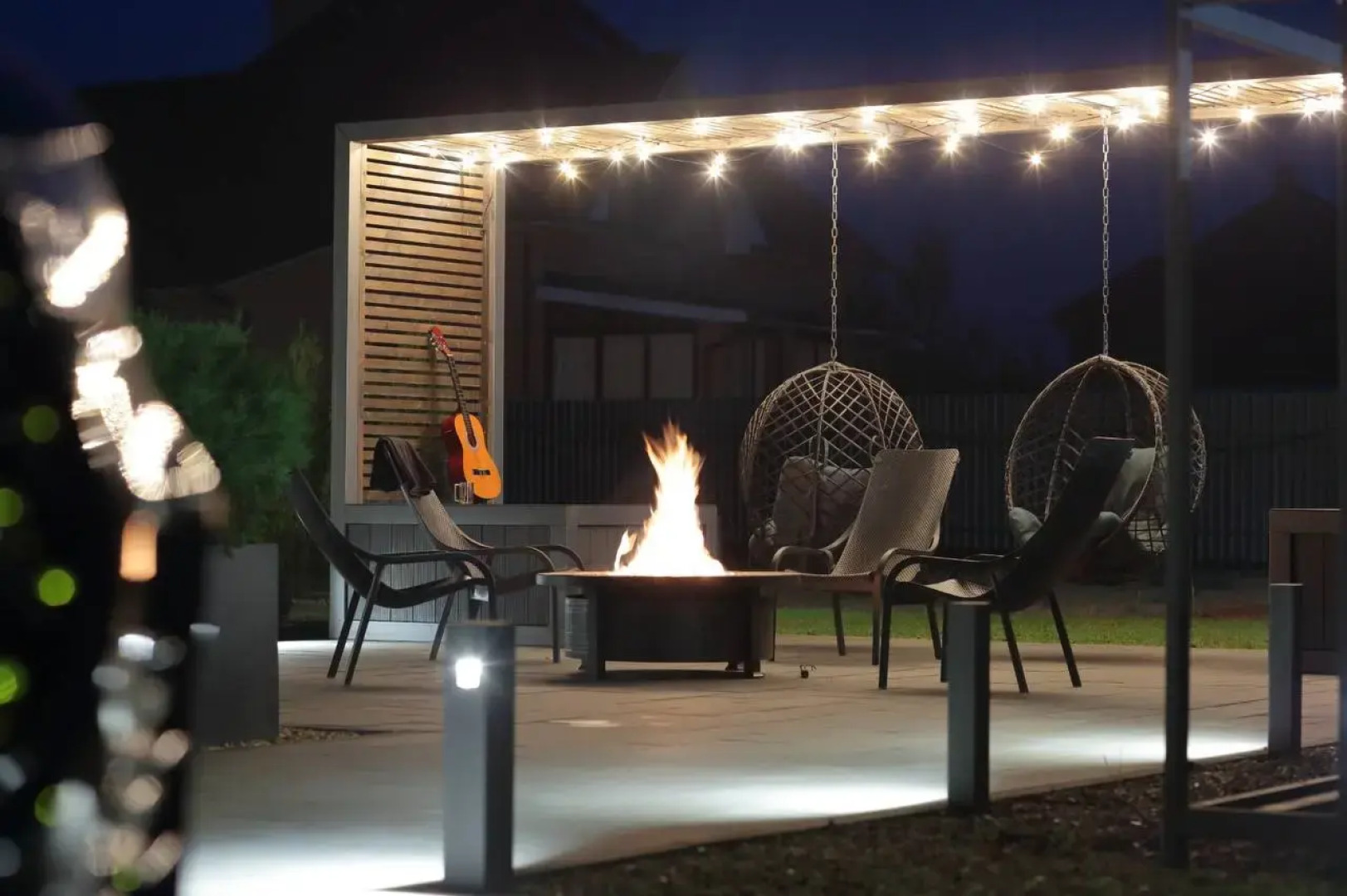 Вилла стильная с умным домом сауной и чаном