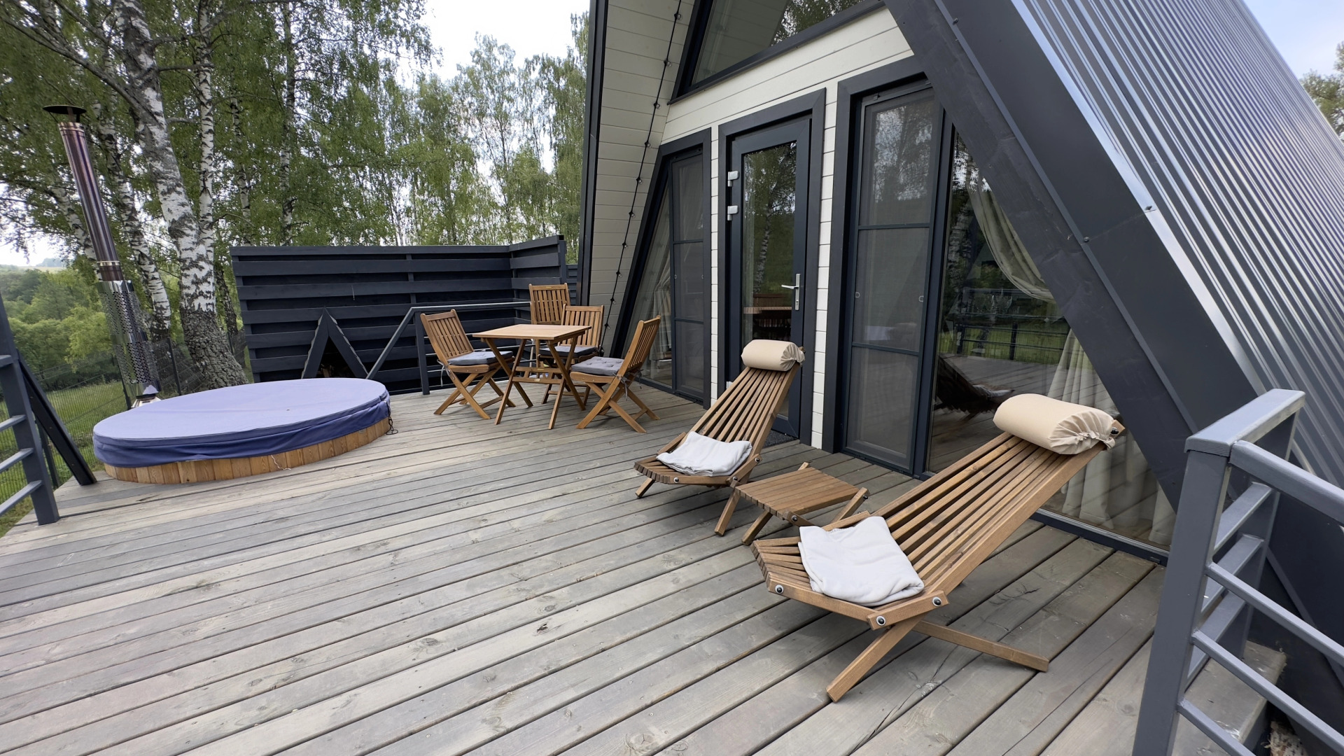 Частный дом Малый афрейм на Березовой