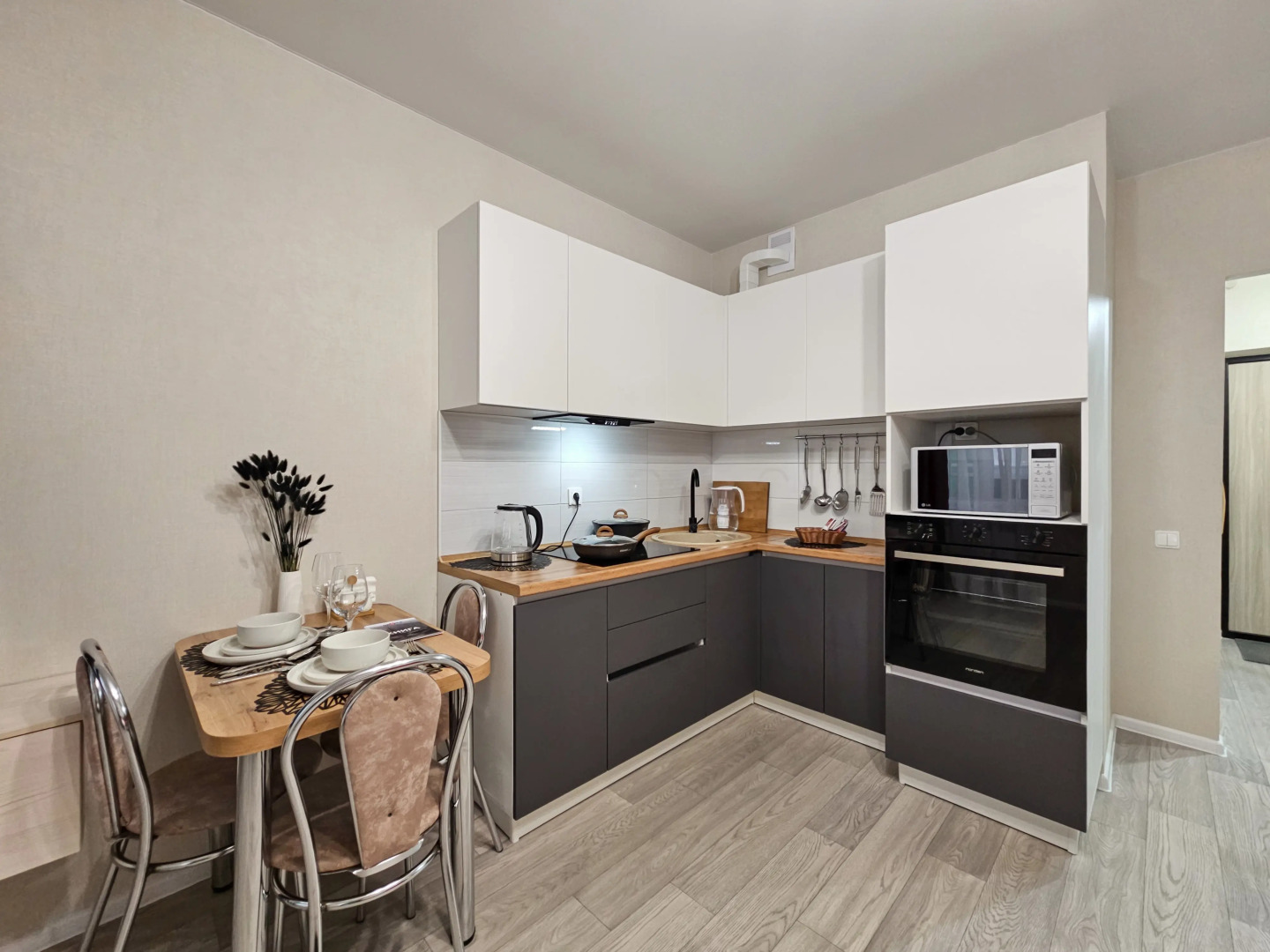 Квартира Уютная студия в тихом участке города