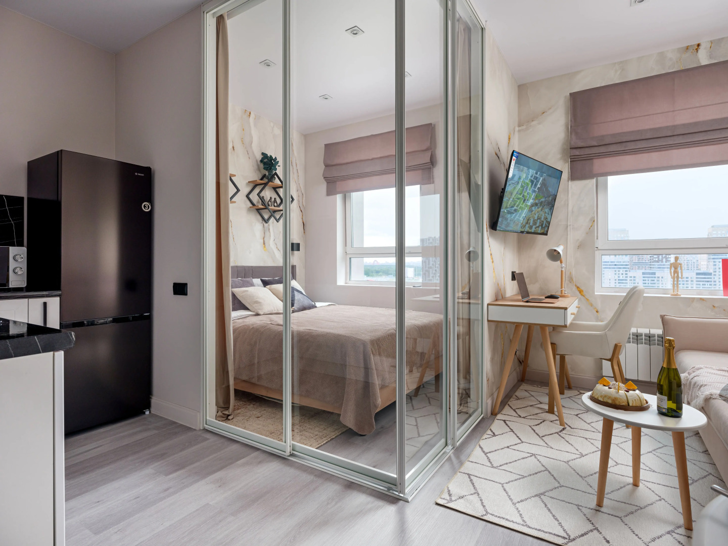 Апартаменты ДВА ГОРОДА у метро Спартак