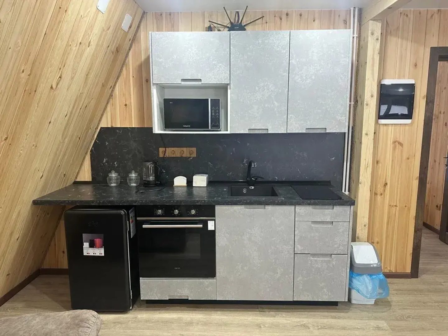 Частный дом A-frame большой