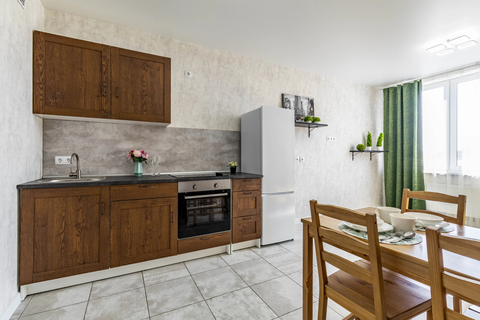 Квартира евродвушка BeGuest в 6 мин от м. Уральская для 4 гостей