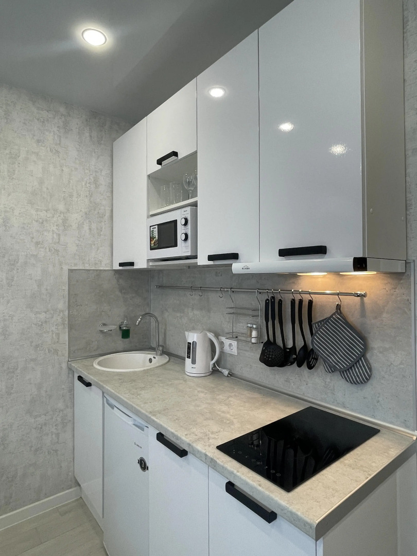 Апартаменты Du Soleil Grey&White с Видом на Море