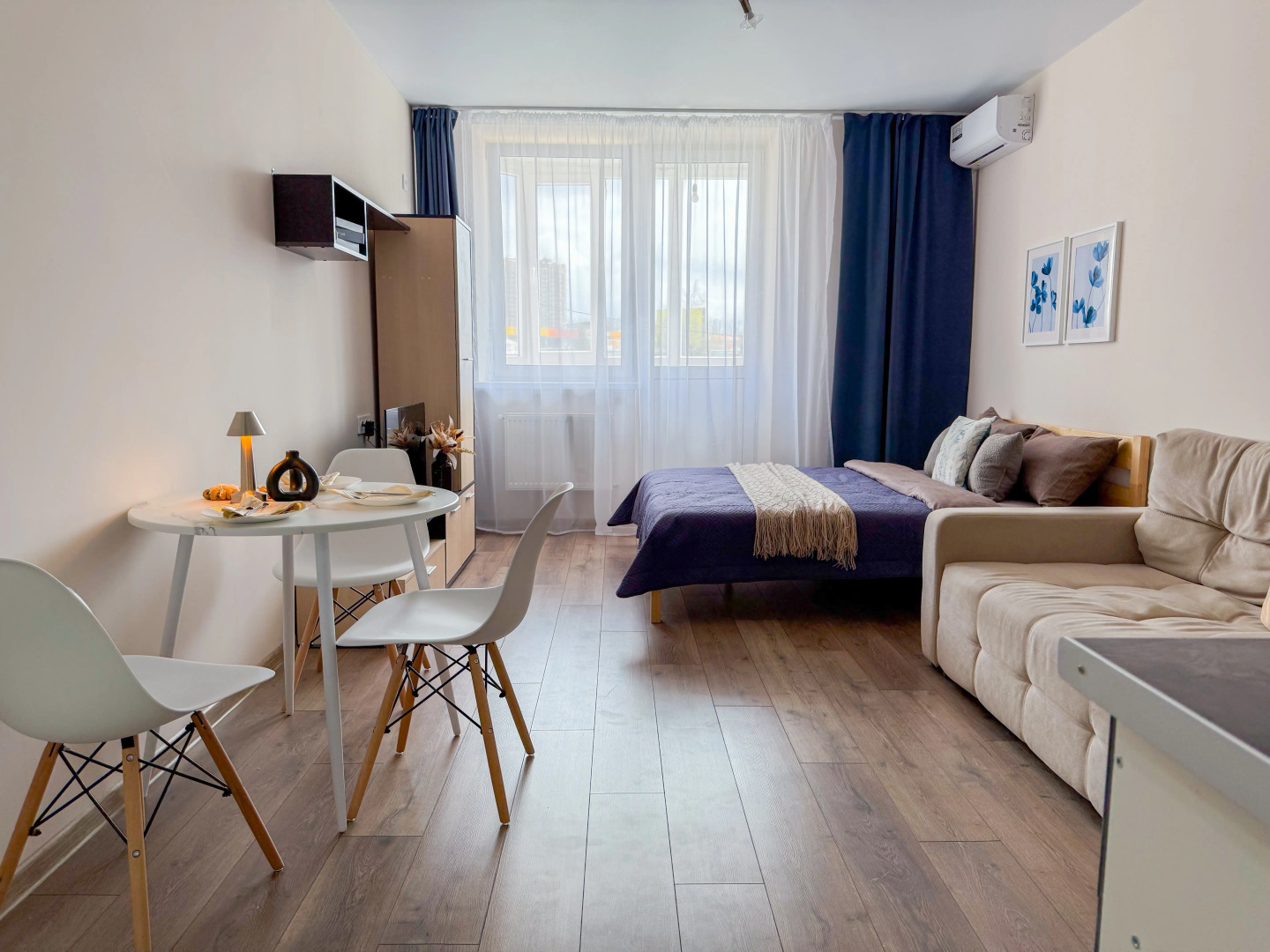 Квартира Тихая Студия на Новомосковской