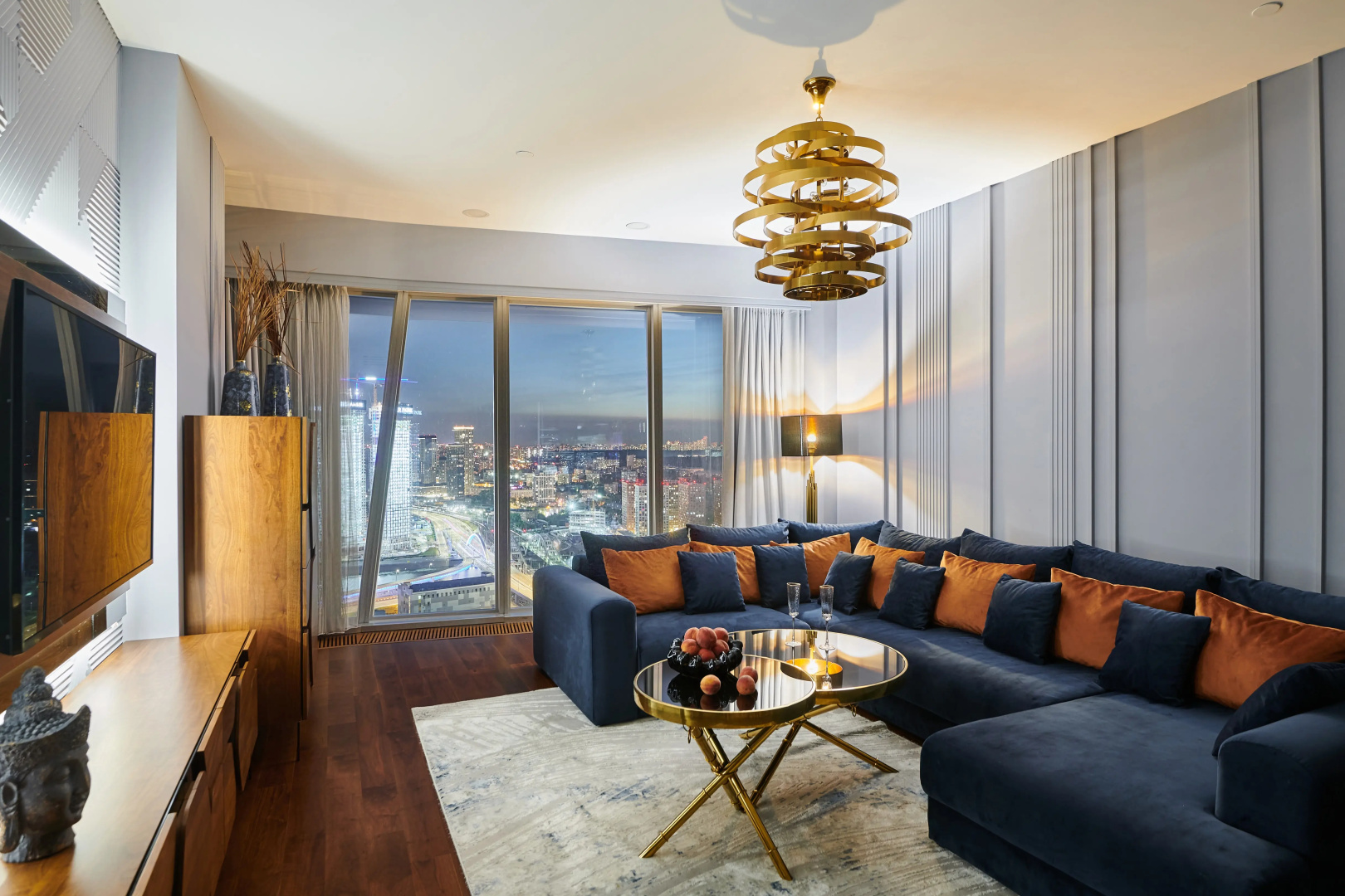 Квартира GM Apartments Шикарная Двушка в Москва Сити в Башне Око