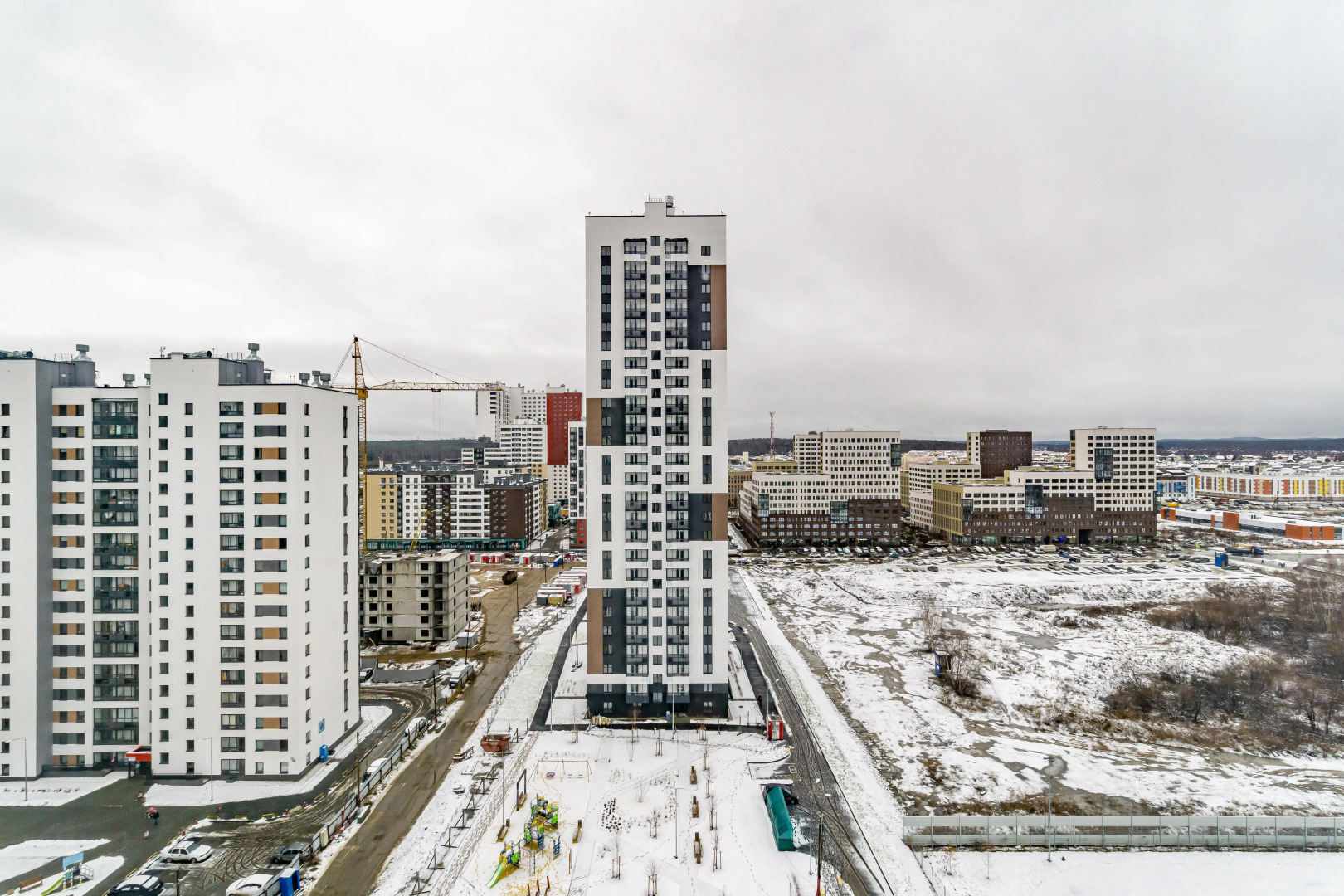 Квартира Студия с видом в современном районе