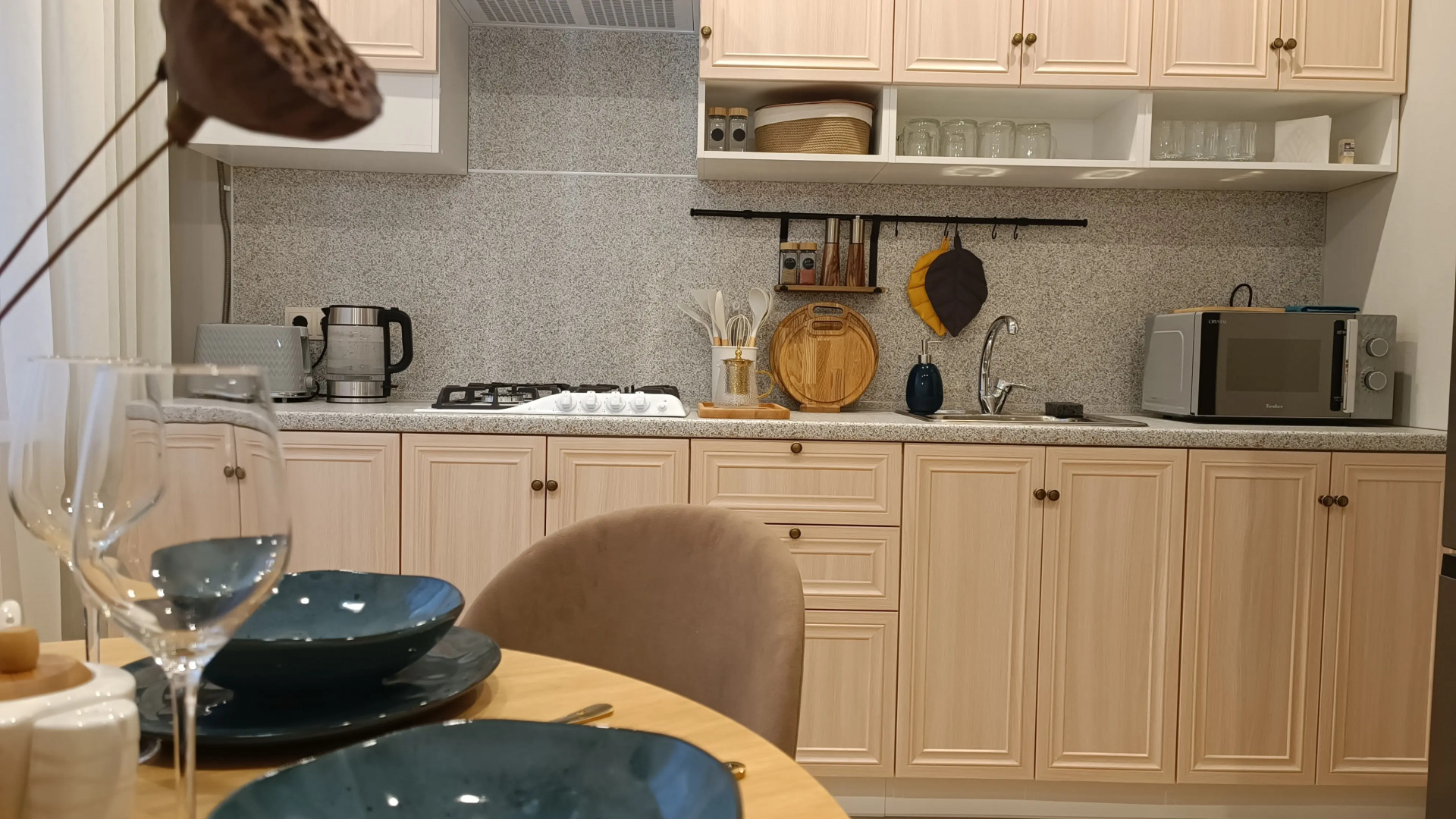 Апартаменты с видом на аквапарк