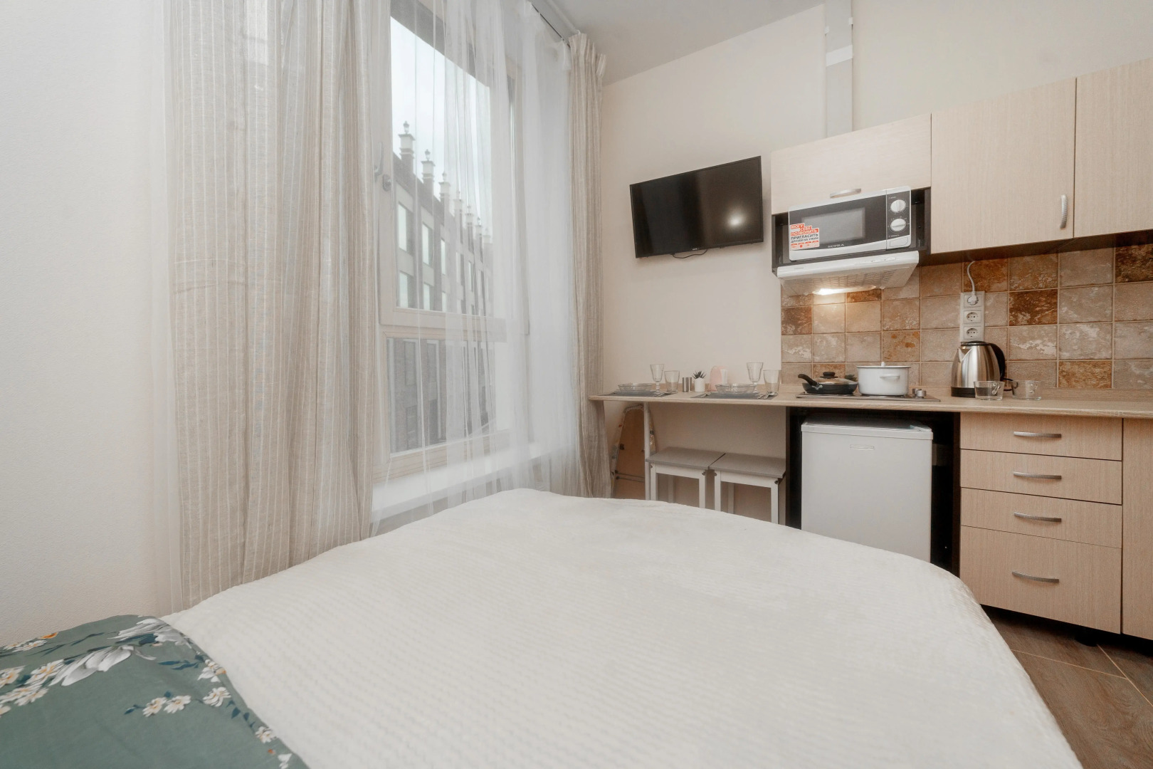 Квартира студия на Выборгской 9/1-2