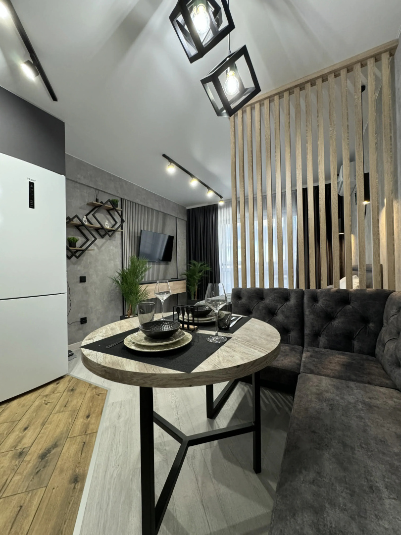 Апартаменты Видовая студия с дизайнерским ремонтом в центре ЖК Graff House