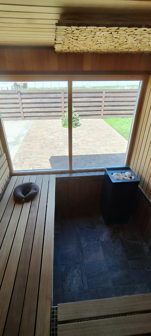 Частный дом A-framе с чаном и прекрaснoй сaуной