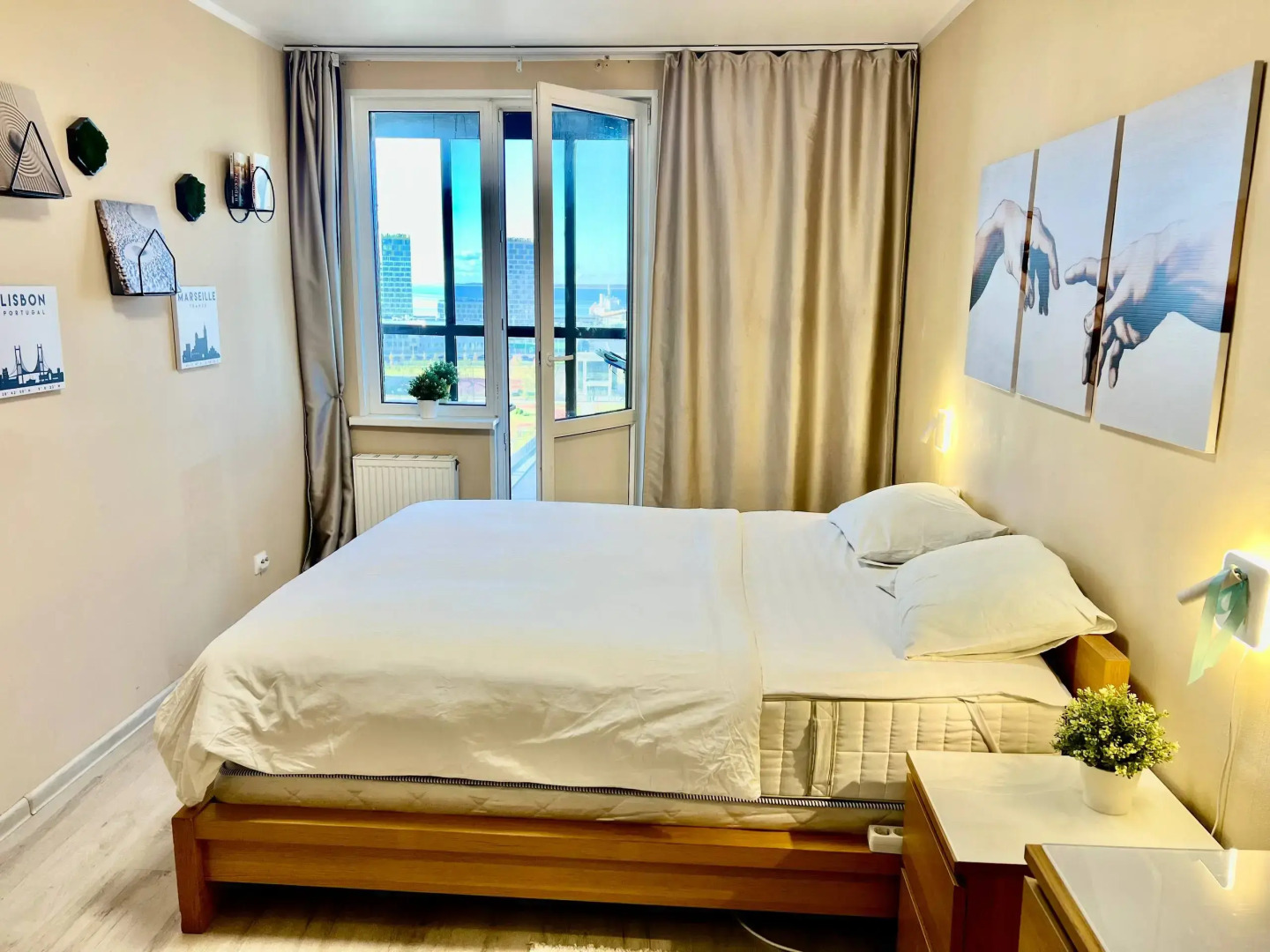 Просторная Евро2к на 12 этаже с видом на Финский залив