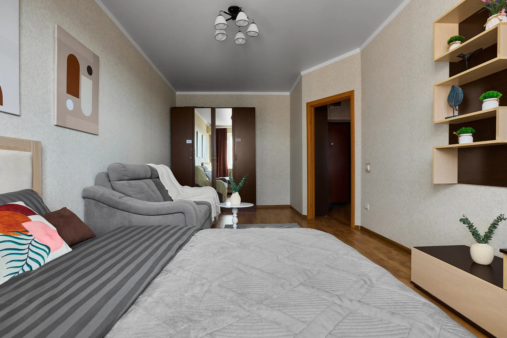 Квартира Уютная с видом на Стадион Краснодар