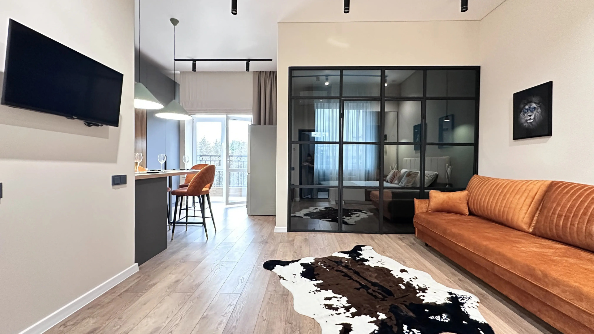 Апартаменты Однокомнатный апартамент люкс