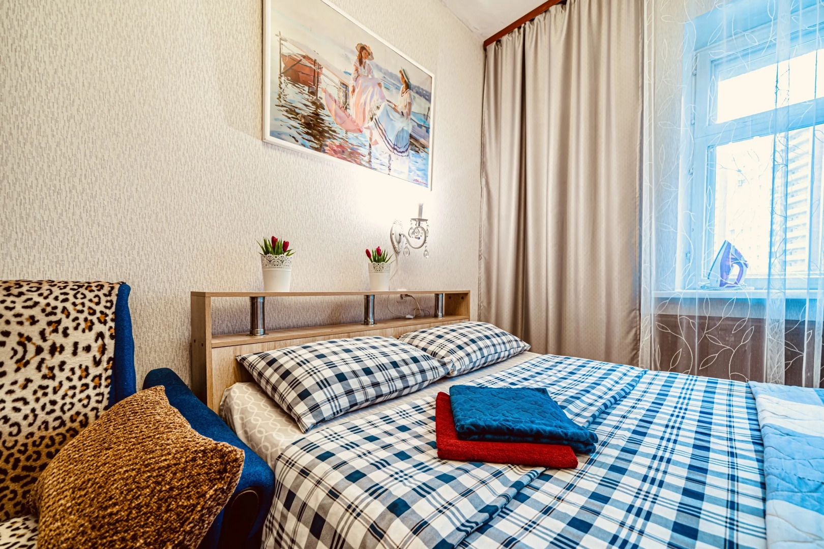 Апартаменты Однокомнатная квартира на  улице Ленсовета