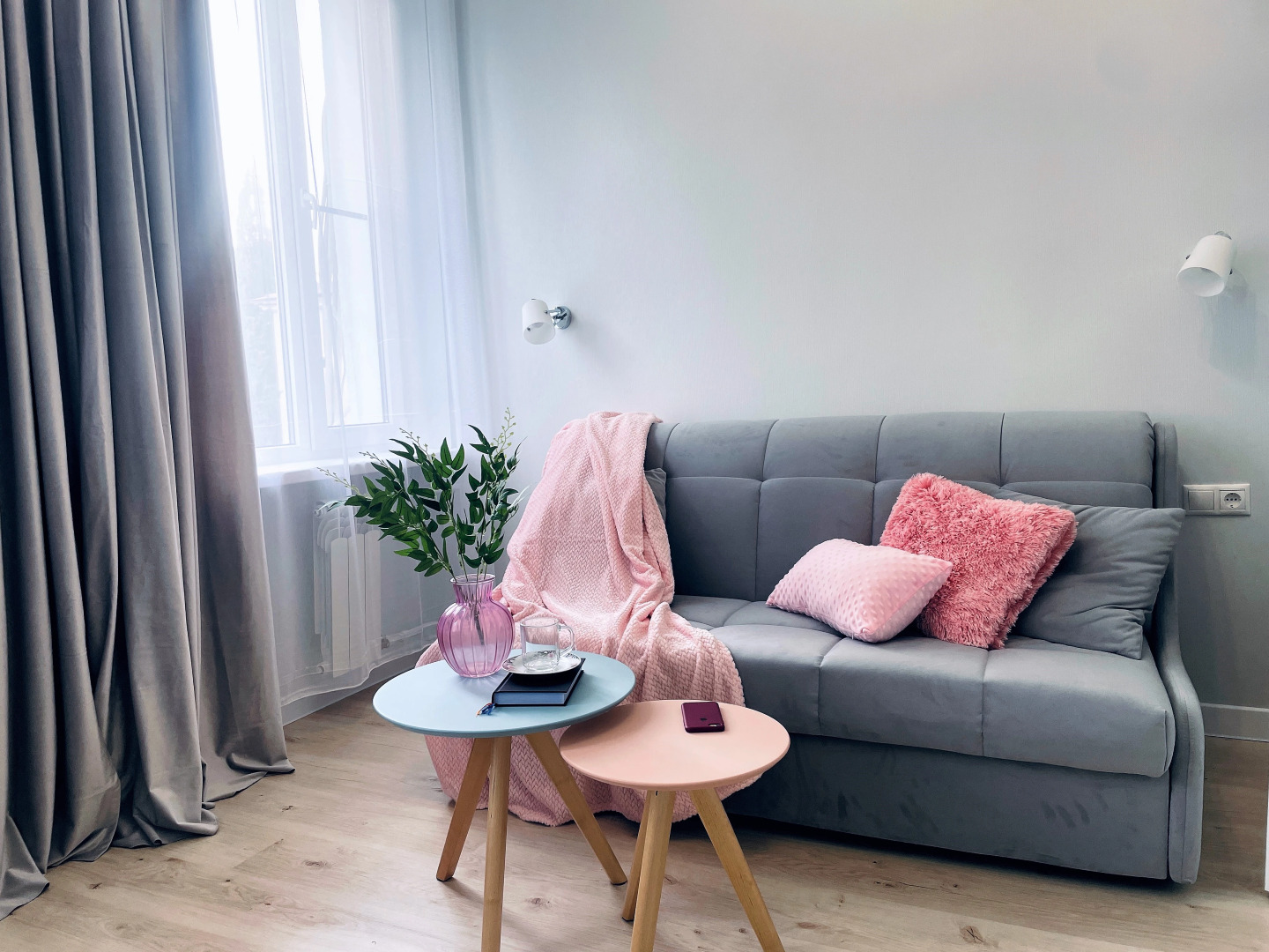 Квартира Цвет Моря 2-комнатная Нежность