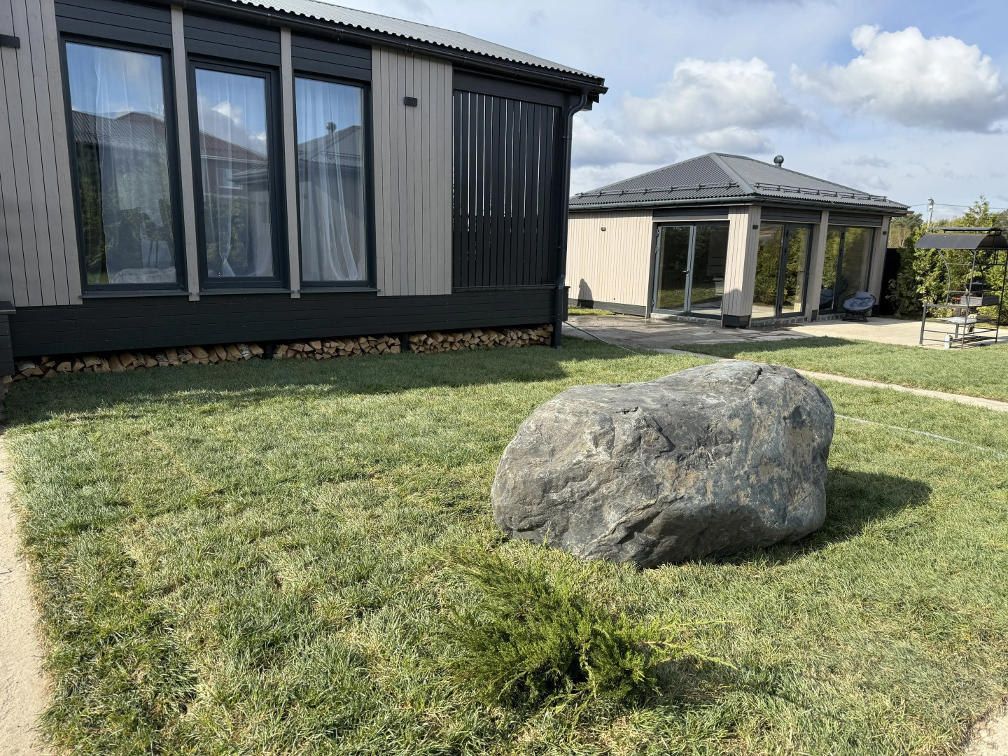 Частный дом Дом с баней, чаном и беседкой