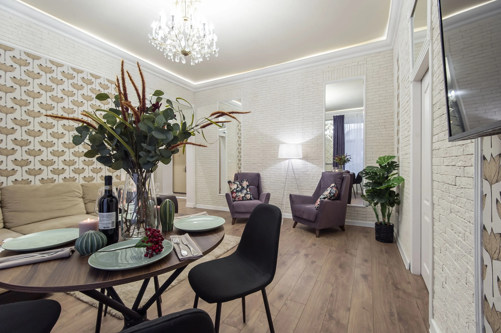 Квартира GM Apartments Стильная Двушка на Арбате