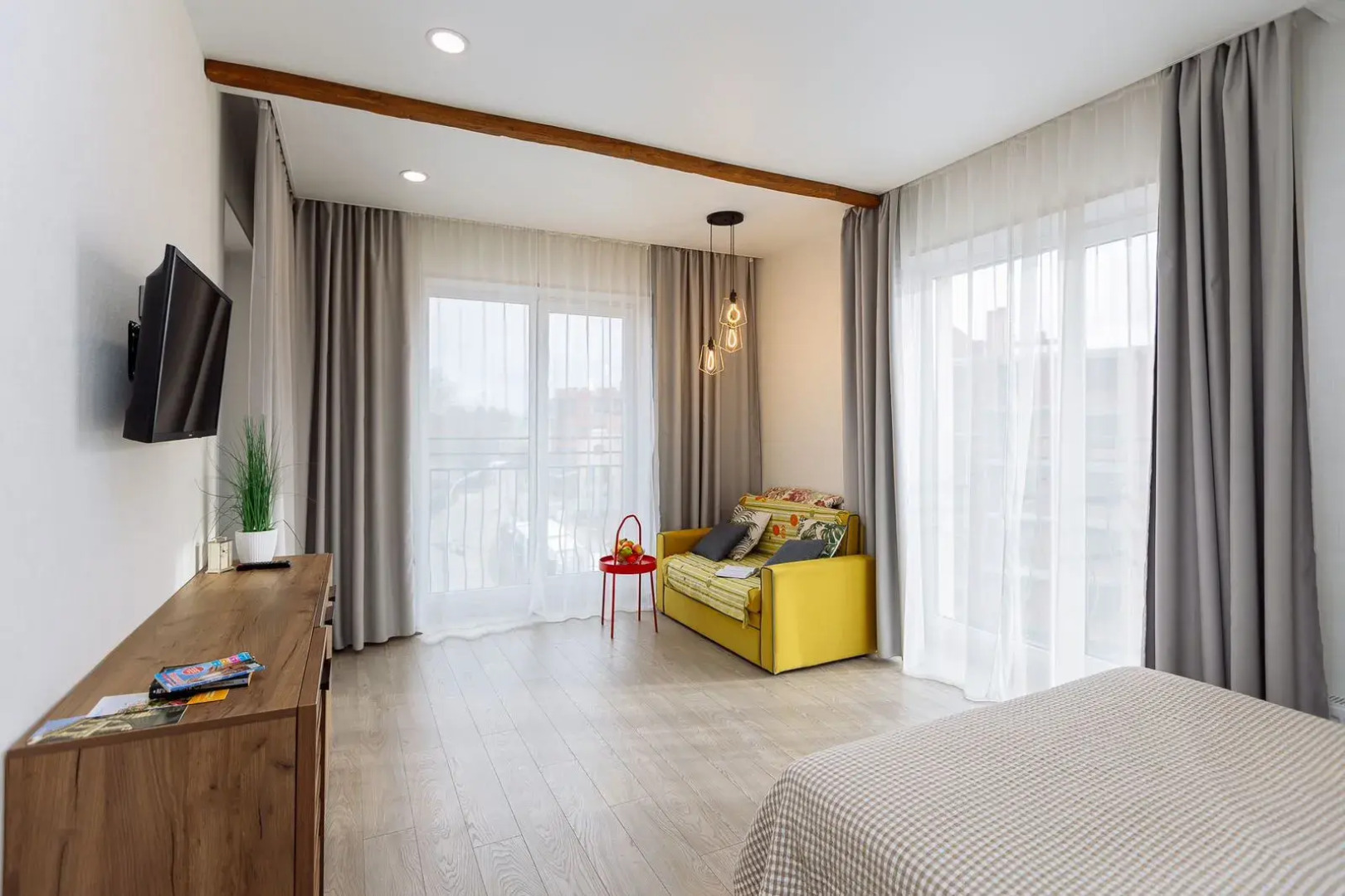 Апартаменты  на первой линии у моря