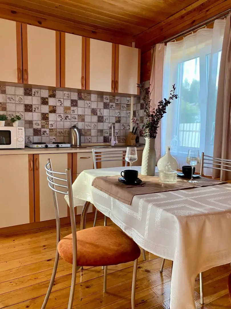 Частный дом Дом с бассейном и баней