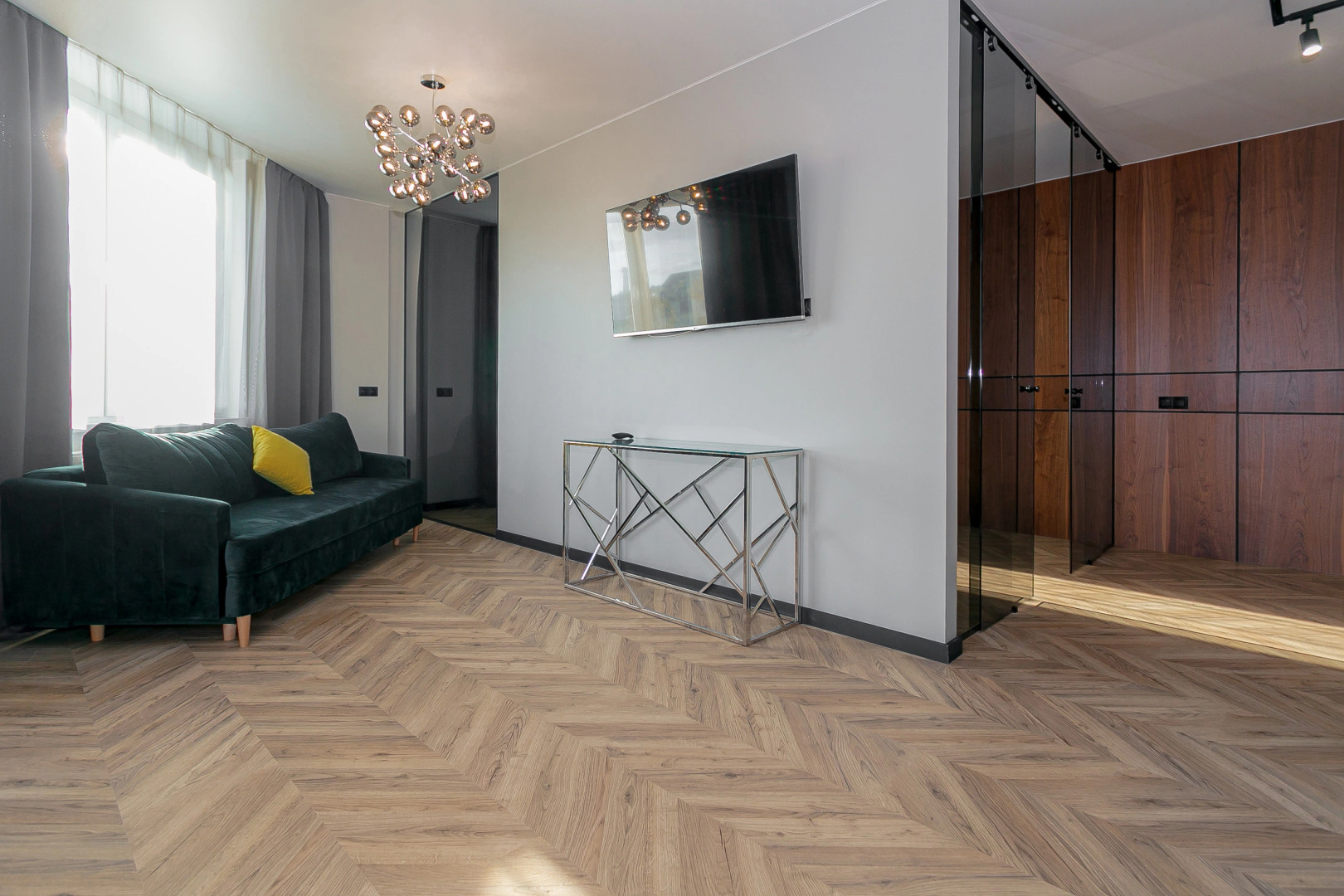 Апартаменты Уютный апартамент с дизайнерским ремонтом в комплексе Баден-SPA