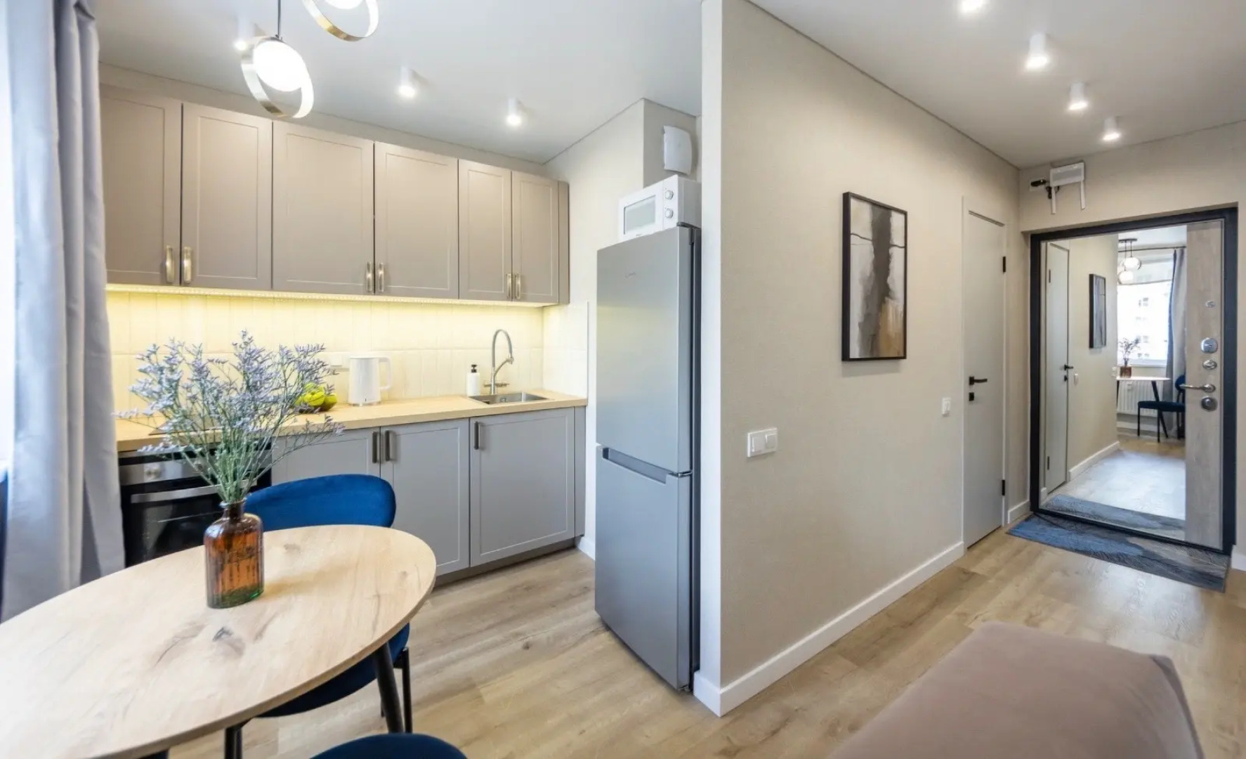 Квартира Студия с Дизайнерским Ремонтом