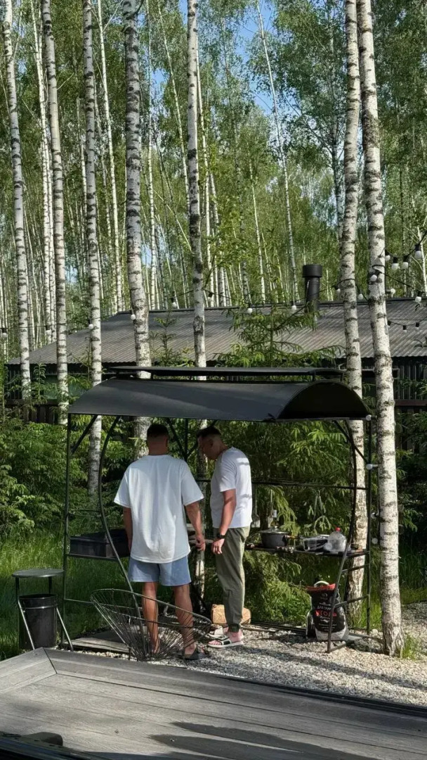 Частный Дом Панорамный В Лесу С Сауной И Чаном