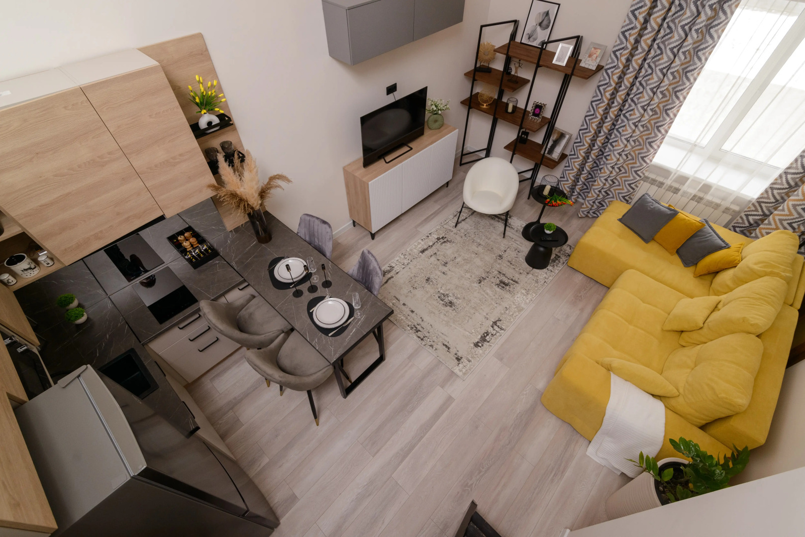 Апартаменты от FolkFort Двухуровневый Комфорт с Полноценным Вторым Этажом