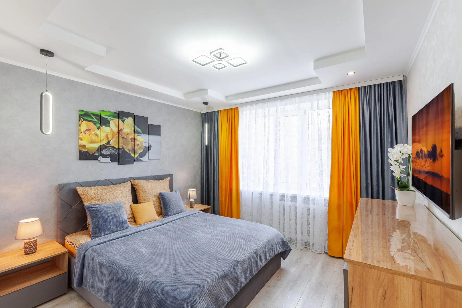 Квартира Aura-Новая и комфортная двухкомнатная