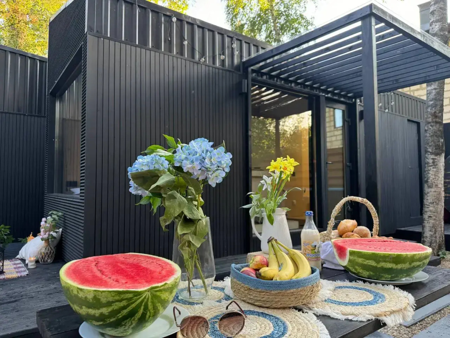 Частный дом Домик для Отдыха Вдвоем, с Сауной, Купелью, Мангалом и дизайнерской территорией