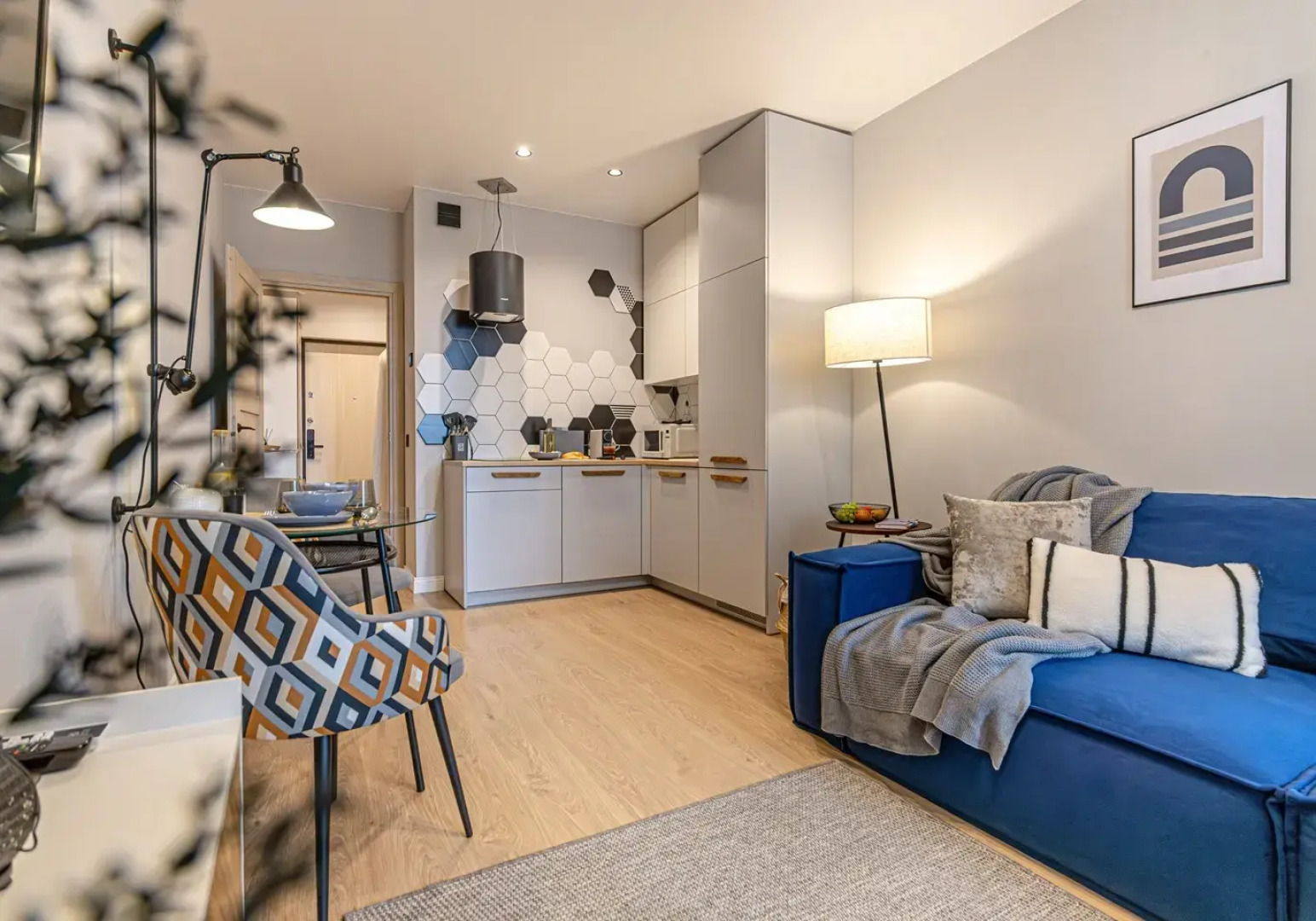 Квартира Сканди-студия в Московском районе.