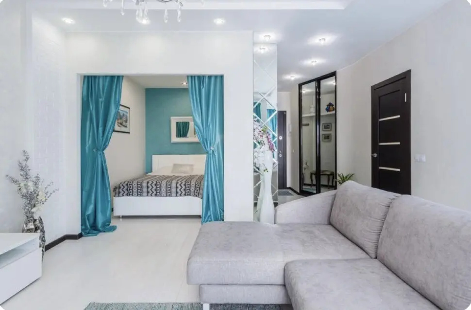 Апартаменты возле национальной библиотеки и ТЦ Данна молл на Мсциславца 24