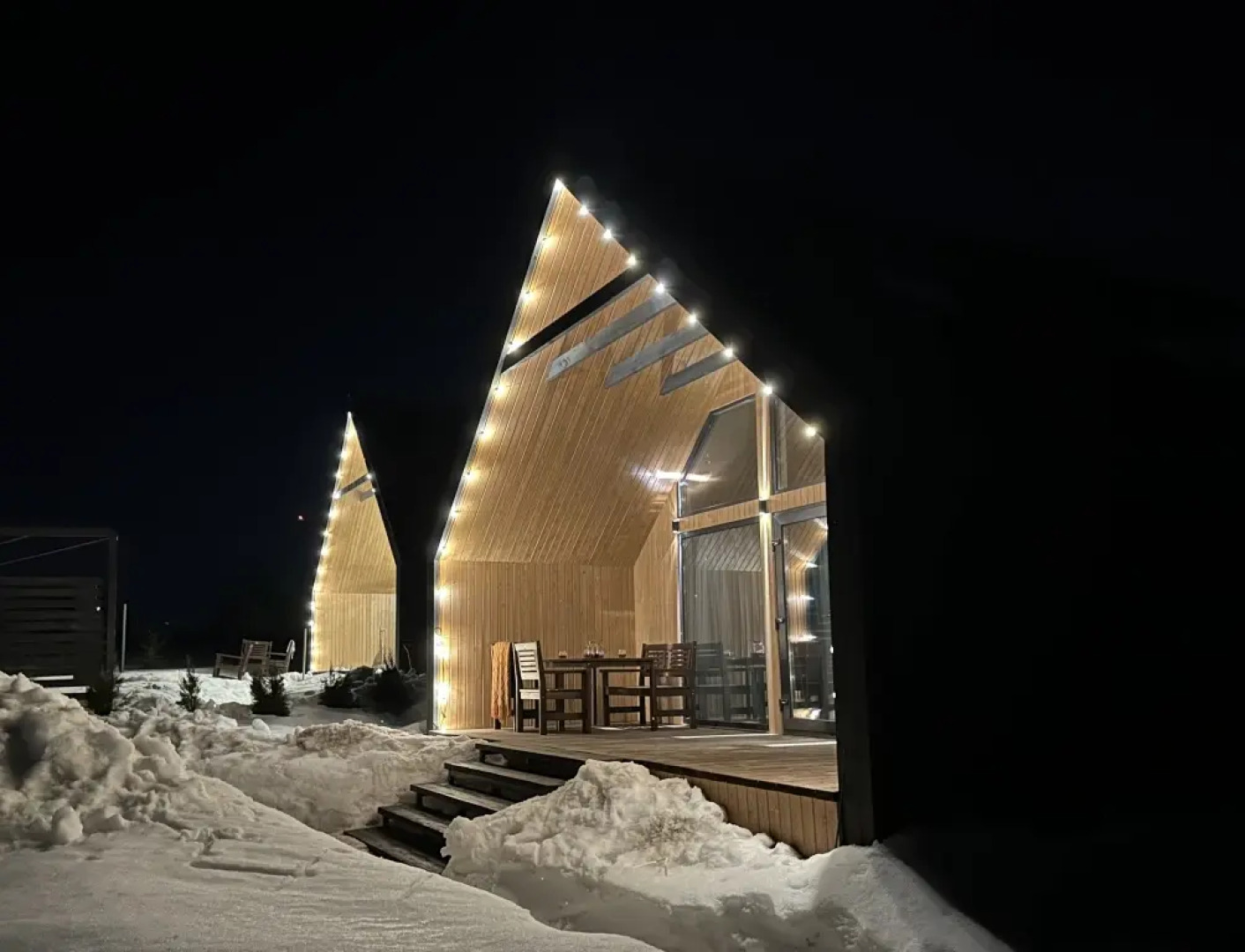 Частный Дом Барнхаус №4 с инфракрасной сауной и горячим Чаном на 6 человек