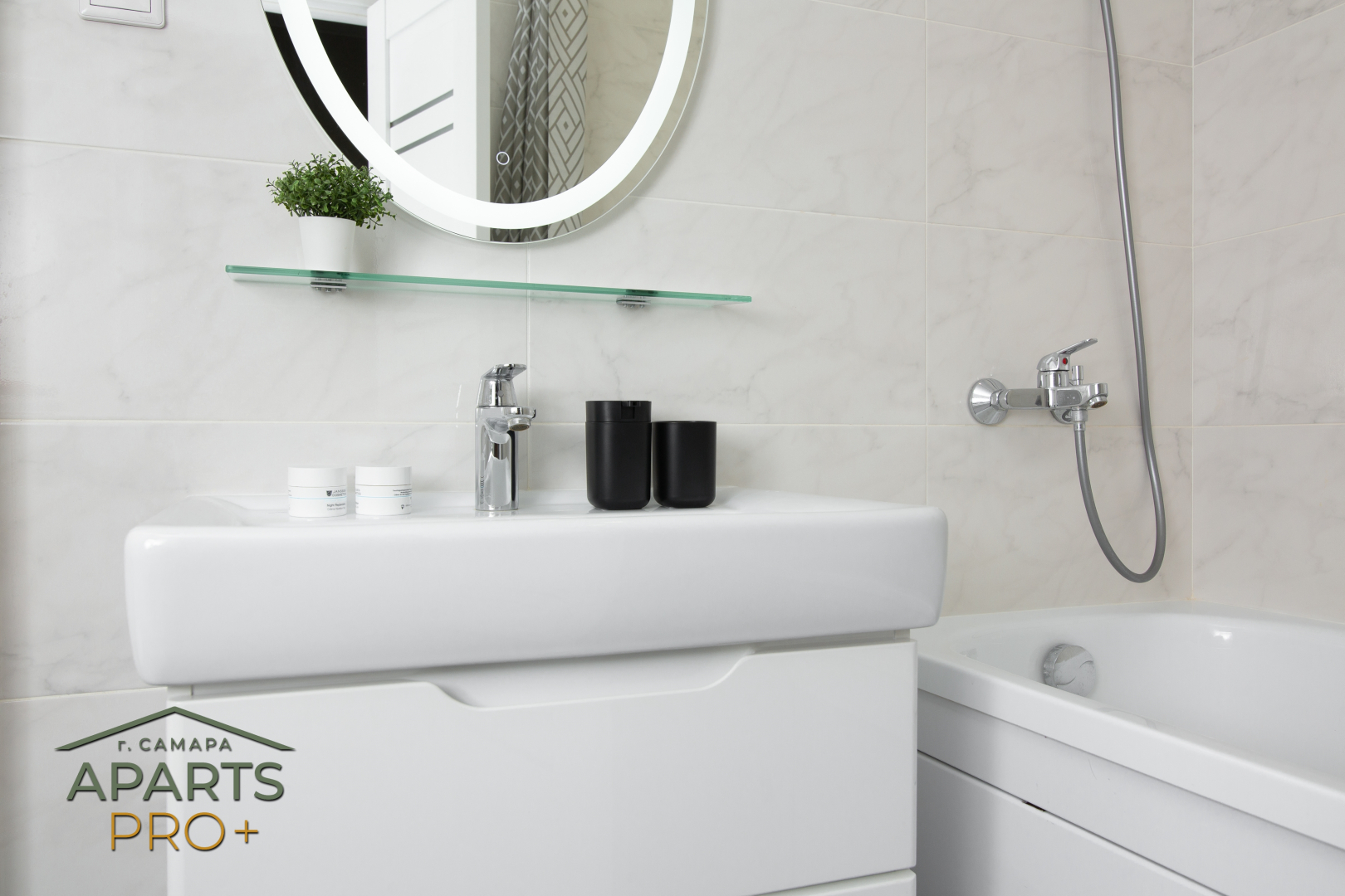 Квартира Aparts Pro Видовая 3-х местная студия с панорамным балконом в ЖК Арго на 12 этаже