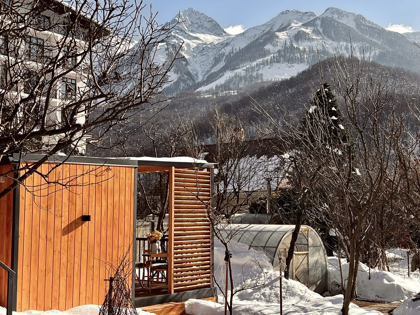 Апартаменты 2 с Террасой с Видом на Горы в 5 минутах от Подъемника