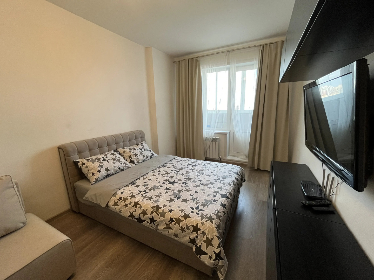 Квартира 1-комнатная на 21 Этаже, с Красивым Видом на Город