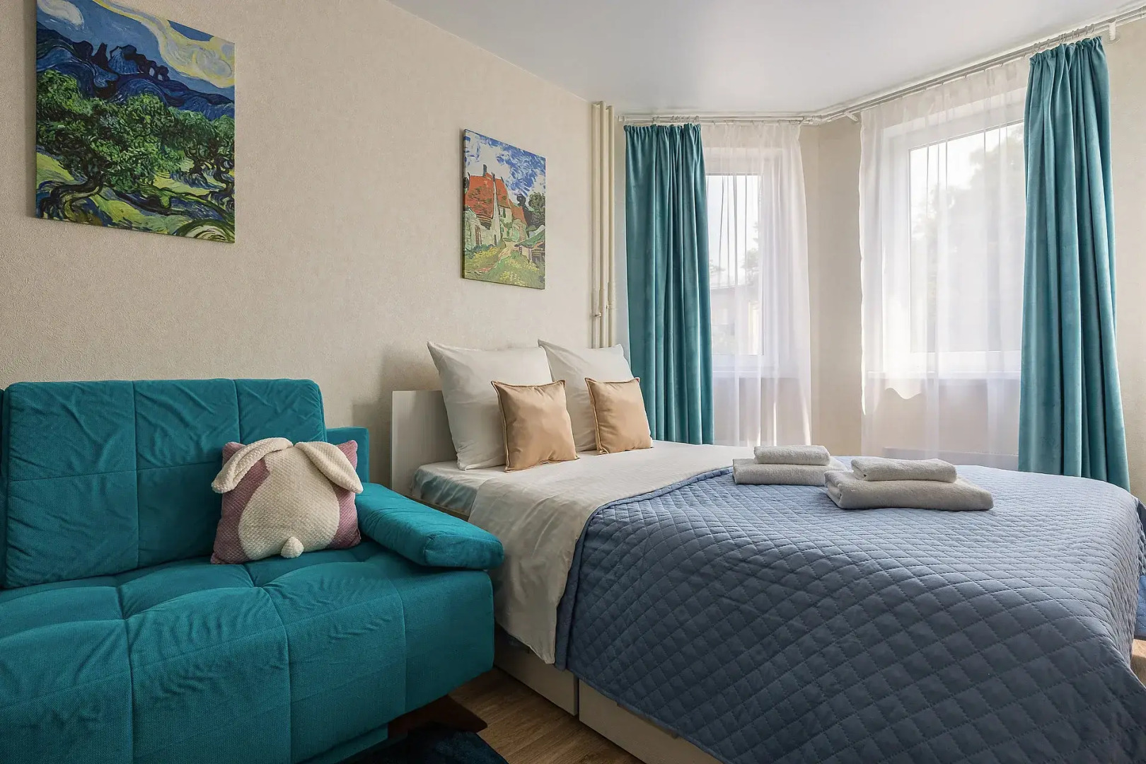 Апартаменты Уютная и светлая квартира