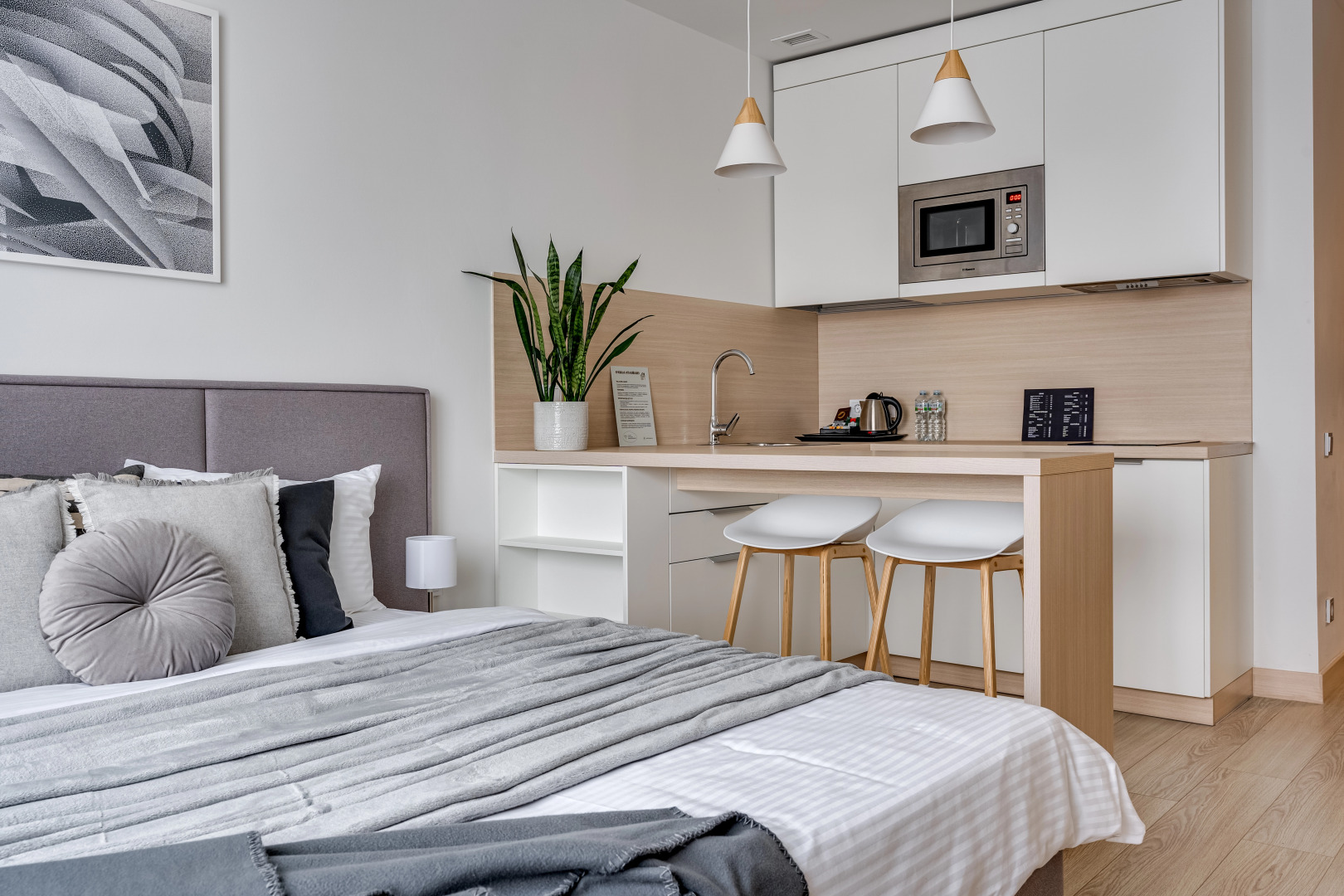 Апартаменты Grey Apartment с видом на город