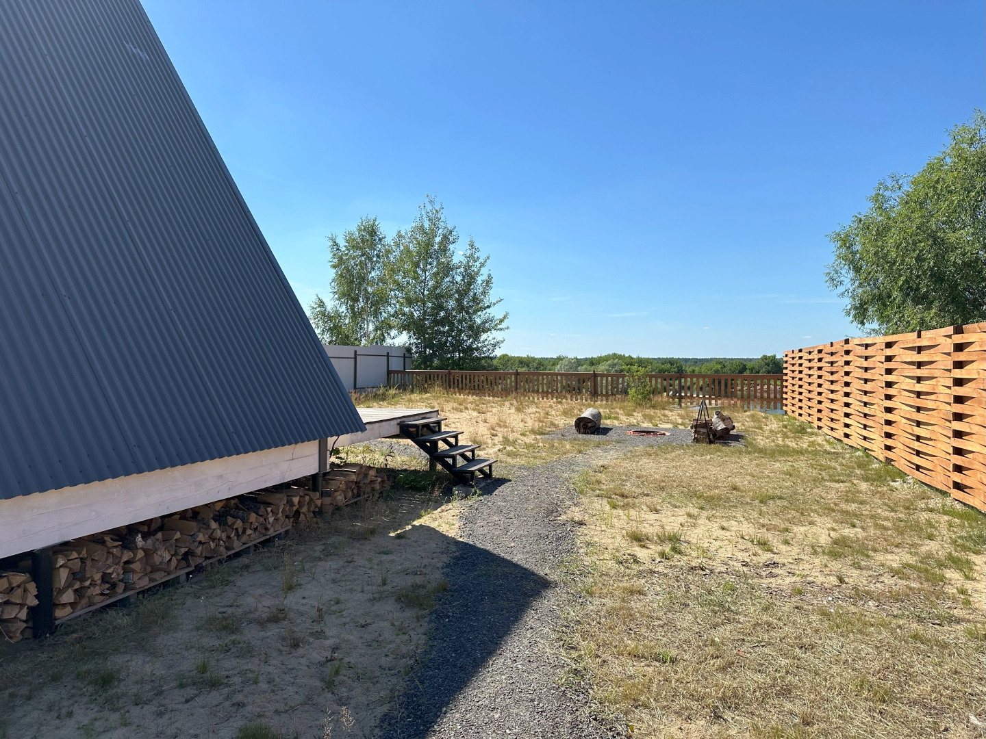 Частный дом Над Рекой с видом на Озеро