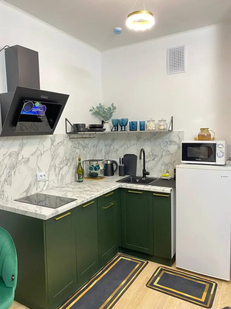 Квартира уютная студия с панорамным видом у метро