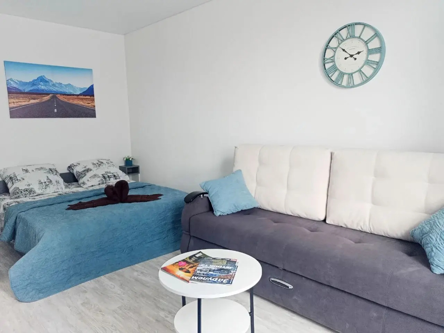 Квартира с диванчиком в новом районе у ТЦ Глобус